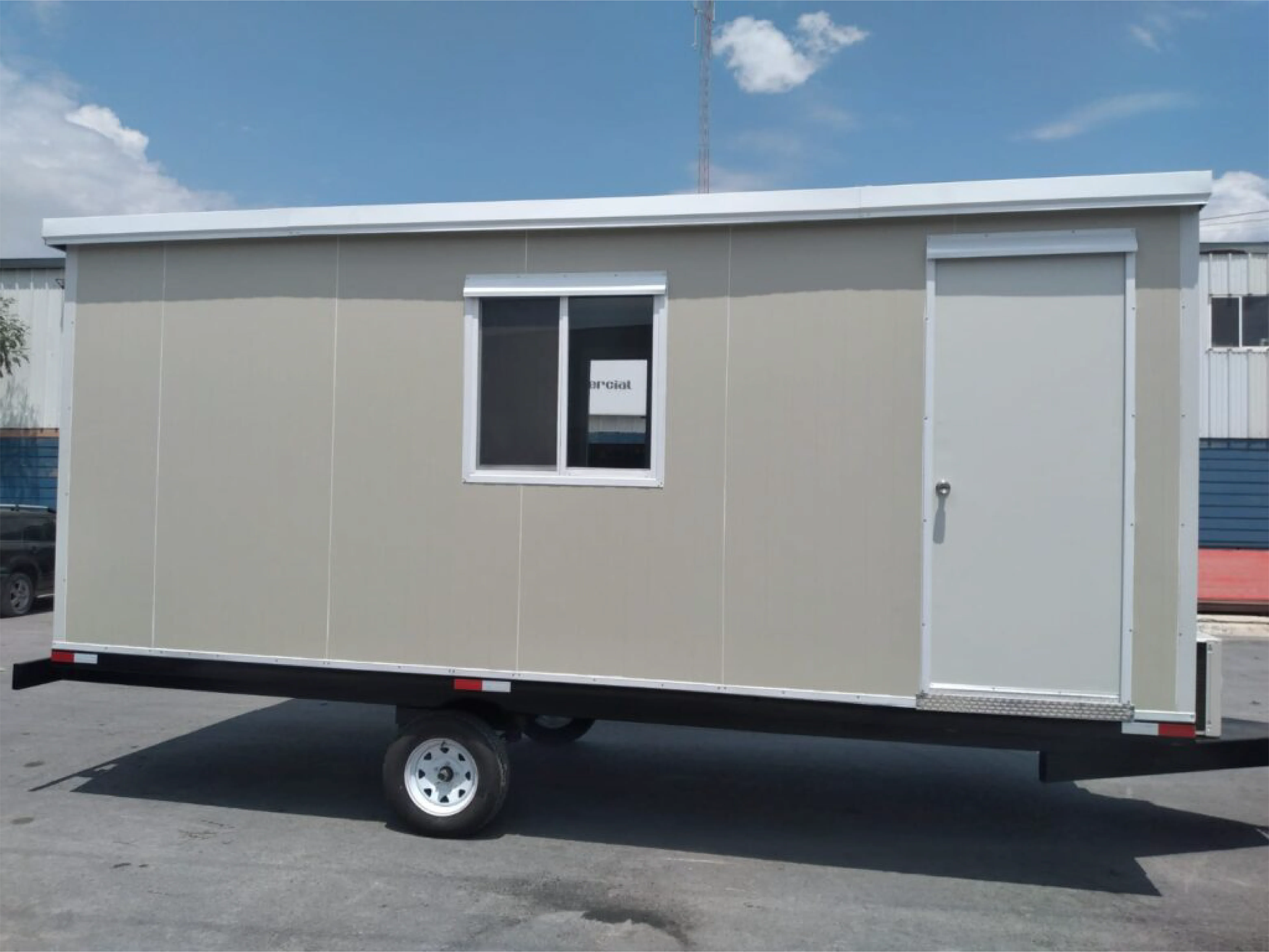 Vista frontal de módulo StauMovil equipado