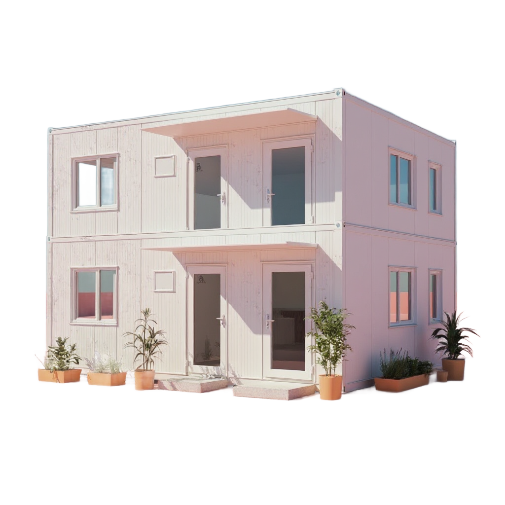 Módulo prefabricado de dos niveles