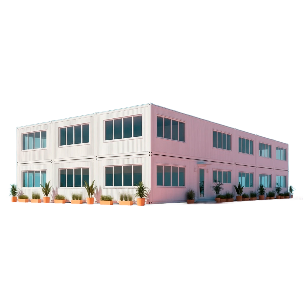 Nave modular Stautek de varios módulos apilados